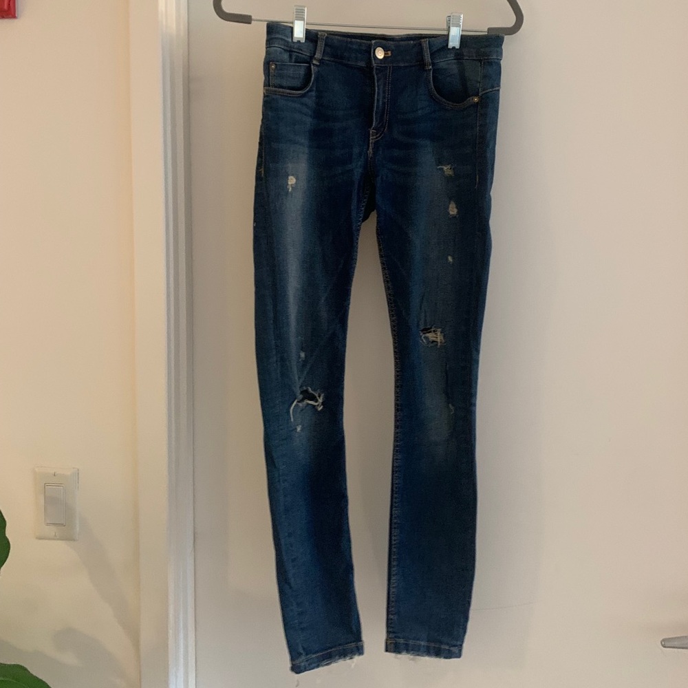 Zara Skinny Jeans (Medium Wash)